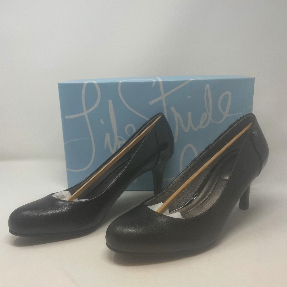 LifeStride Wide Women's Lively Dress Pump Black Comfort WIDE Size NEW FAST SHIP!